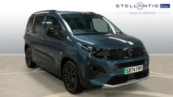 Peugeot Rifter 52kWh GT Standard MPV 5dr Electric Auto (7.4kW Charger) (136 ps)