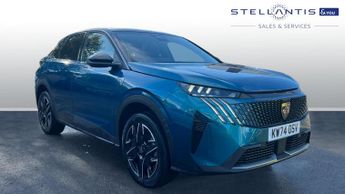 Peugeot 3008 1.2 HYBRID GT SUV 5dr Petrol Hybrid e-DSC6 Euro 6 (s/s) (136 ps)