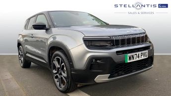 Jeep Avenger 54kWh Summit SUV 5dr Electric Auto (156 ps)