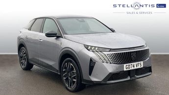 Peugeot 3008 1.2 HYBRID GT SUV 5dr Petrol Hybrid e-DSC6 Euro 6 (s/s) (136 ps)