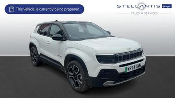 Jeep Avenger 54kWh Summit SUV 5dr Electric Auto (156 ps)