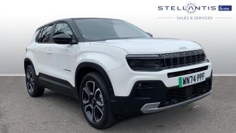 Jeep Avenger 54kWh Summit SUV 5dr Electric Auto (156 ps)