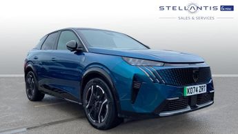Peugeot 3008 73kWh GT SUV 5dr Electric Auto (210 ps)