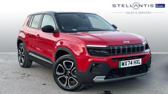 Jeep Avenger 54kWh Summit SUV 5dr Electric Auto (156 ps)