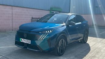 Peugeot 3008 73kWh GT SUV 5dr Electric Auto (210 ps)