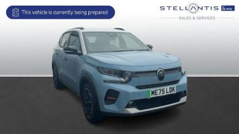 Citroen C3 Standard Range 44kWh MAX Hatchback 5dr Electric Auto (7.4kW Char