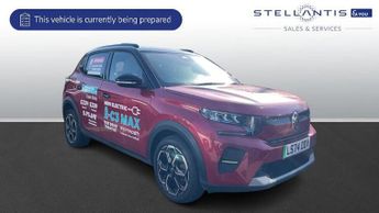 Citroen C3 Standard Range 44kWh MAX Hatchback 5dr Electric Auto (7.4kW Char