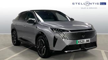 Peugeot 3008 73kWh GT SUV 5dr Electric Auto (210 ps)