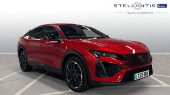 Peugeot 408 58kWh GT Fastback 5dr Electric Auto (210 ps)