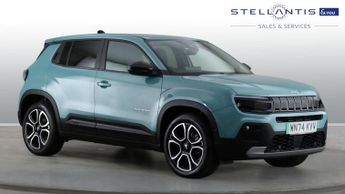 Jeep Avenger 54kWh e-Summit SUV 5dr Electric Auto (156 ps)