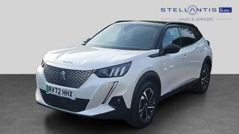 Peugeot 2008 50kWh GT SUV 5dr Electric Auto (7kW Charger) (136 ps)