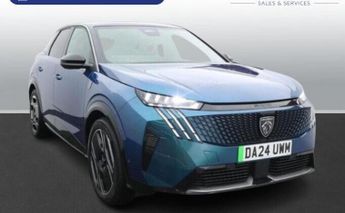 Peugeot 3008 73kWh GT SUV 5dr Electric Auto (11kW Charger) (210 ps)