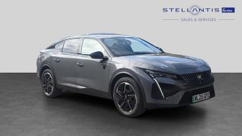 Peugeot 408 58kWh GT Fastback 5dr Electric Auto (210 ps)
