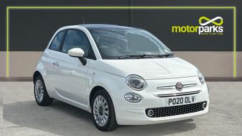 Fiat 500 1.0 Mild Hybrid Lounge 3dr (Fixed Glass Roof)(Apple Carplay/Andr