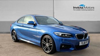 BMW 218 218i Petrol M Sport (Nav) Coupe Manual with Electronic Climate  