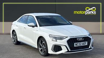 Audi A3 30 TFSI S Line 4dr (Navigation)(Rear Parking Sensors)(Cruise Con