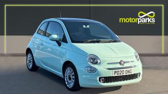 Fiat 500 1.0 Mild Hybrid Lounge 3dr (Fixed Glass Roof)(Cruise Control/Spe