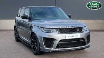 Land Rover Range Rover Sport 5.0 V8 S/C 575 SVR 5dr Auto With Meridian Surround Sound System 