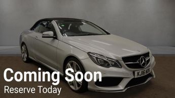 Mercedes E Class E220d AMG Line Edition Cabriolet