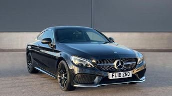 Mercedes C Class C200 AMG Line Premium 2dr 9G-Tronic With Heated Front Seats and 