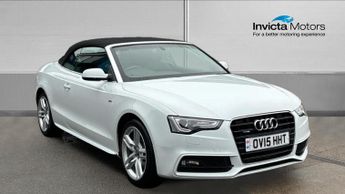 Audi A5 3.0 TDI 245 Quattro S Line Convertible 2dr S Tron Auto with Spor