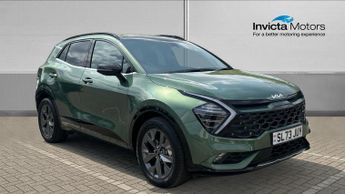 Kia Sportage 1.6T GDi HEV GT-Line S 5dr Auto with Pan Roof  Carplay  360 Cam 