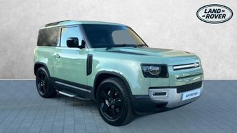 Land Rover Defender 3.0 D300 75th Limited Edition 90 3dr Auto Fixed side steps  slid