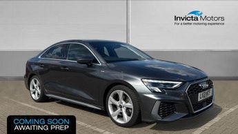 Audi A3 35 TFSI S Line 4dr S Tronic Auto with Comfort and Sound Pack  Ap