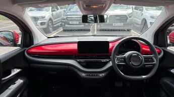 Fiat 500 70kW Red 24kWh 3dr Auto (Rear Parking Sensors)(Cruise Control/Sp