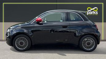 Fiat 500 70kW Red 24kWh 3dr Auto (Rear Parking Sensors)(Cruise Control/Sp