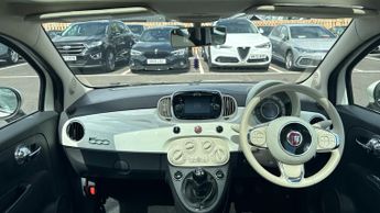 Fiat 500 1.2 Lounge 3dr (Navigation)(Rear Parking Sensors)(Fixed Glass Ro
