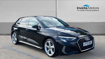 Audi A3 35 TFSI S Line 5dr S Tronic with 18inch Alloys  Lt Grey S Line L