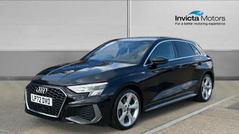 Audi A3 35 TFSI S Line 5dr S Tronic with 18inch Alloys  Lt Grey S Line L