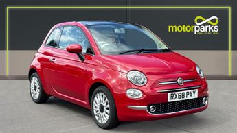 Fiat 500 1.2 Lounge 3dr (Navigation)(Rear Parking Sensors)(Fixed Glass Ro