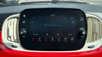 Fiat 500 1.2 Lounge 3dr (Navigation)(Rear Parking Sensors)(Fixed Glass Ro