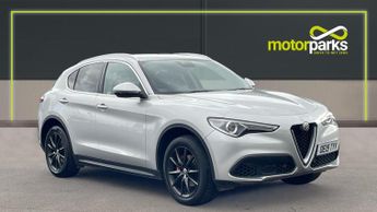 Alfa Romeo Stelvio 2.0 Turbo 280 Speciale 5dr Auto - Rear Backup Camera - Black Lea