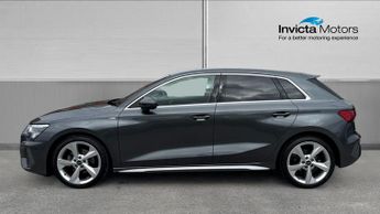 Audi A3 30 TFSI S Line 5dr S Tronic (Navigation)(Rear Parking Sensors)(C