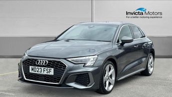 Audi A3 30 TFSI S Line 5dr S Tronic (Navigation)(Rear Parking Sensors)(C
