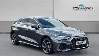 Audi A3 35 TFSI S Line 5dr S Tronic (Comfort/Sound Pack)(Navigation)(Cru
