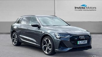 Audi e-Tron 300kW 55 Quattro 95kWh Black Edition 5dr Auto (Navigation)(Heate