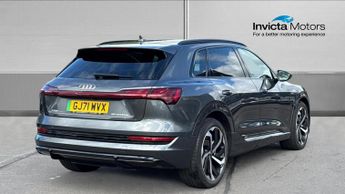 Audi e-Tron 300kW 55 Quattro 95kWh Black Edition 5dr Auto (Navigation)(Heate