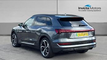 Audi e-Tron 300kW 55 Quattro 95kWh Black Edition 5dr Auto (Navigation)(Heate