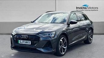Audi e-Tron 300kW 55 Quattro 95kWh Black Edition 5dr Auto (Navigation)(Heate
