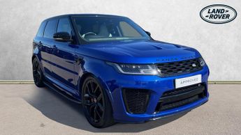 Land Rover Range Rover Sport 5.0 V8 S/C 575 SVR 5dr Auto With Heated Front and Rear Seats and