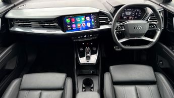 Audi Q4 e-Tron 210kW 45 Quattro 82kWh Black Edition 5dr Auto with Apple Carplay
