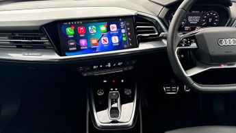 Audi Q4 e-Tron 210kW 45 Quattro 82kWh Black Edition 5dr Auto with Apple Carplay