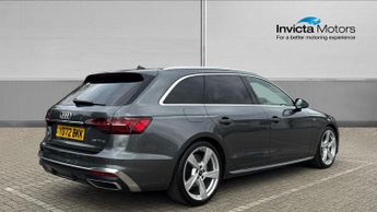 Audi A4 40 TFSI 204 S Line 5dr S Tronic Auto with Apple CarPlay  Rear Vi