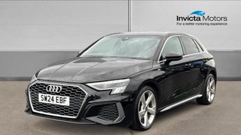 Audi A3 30 TFSI S Line 5dr S Tronic (Navigation)(Rear Parking Sensors)(C