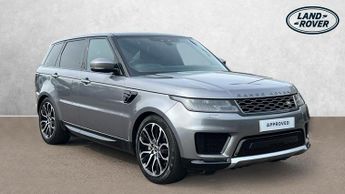 Land Rover Range Rover Sport 3.0 D300 HSE Silver 5dr Auto With Heated Front and Rear Seats an
