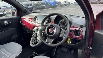 Fiat 500 1.2 Lounge 3dr Dualogic (Apple Carplay/Android Auto)(Rear Parkin